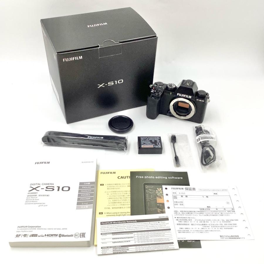 FUJIFILM 【全額返金保証】【最速発送】FUJIFILM デジタル一眼 X-S10  