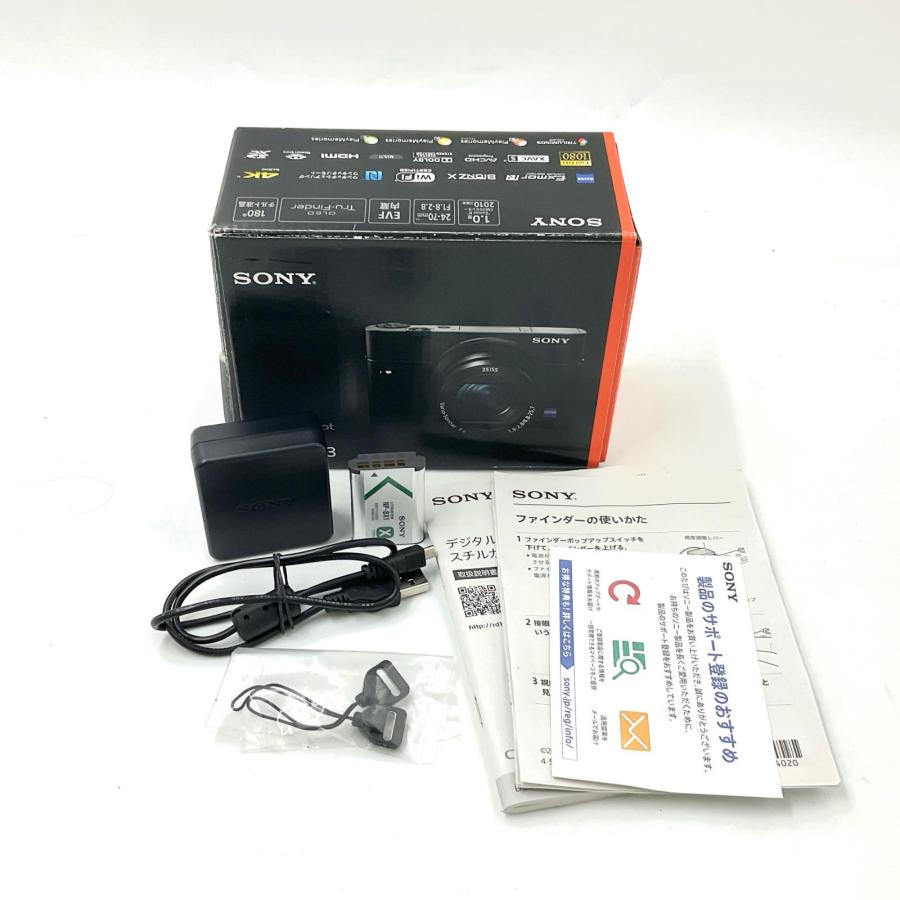 SONY RX100m3 コンデジ 箱等付属品完備　美品　本付き　返品不可 SONY RX100m3 コンデジ 箱等付属品完備 美品 本付き 返品不可