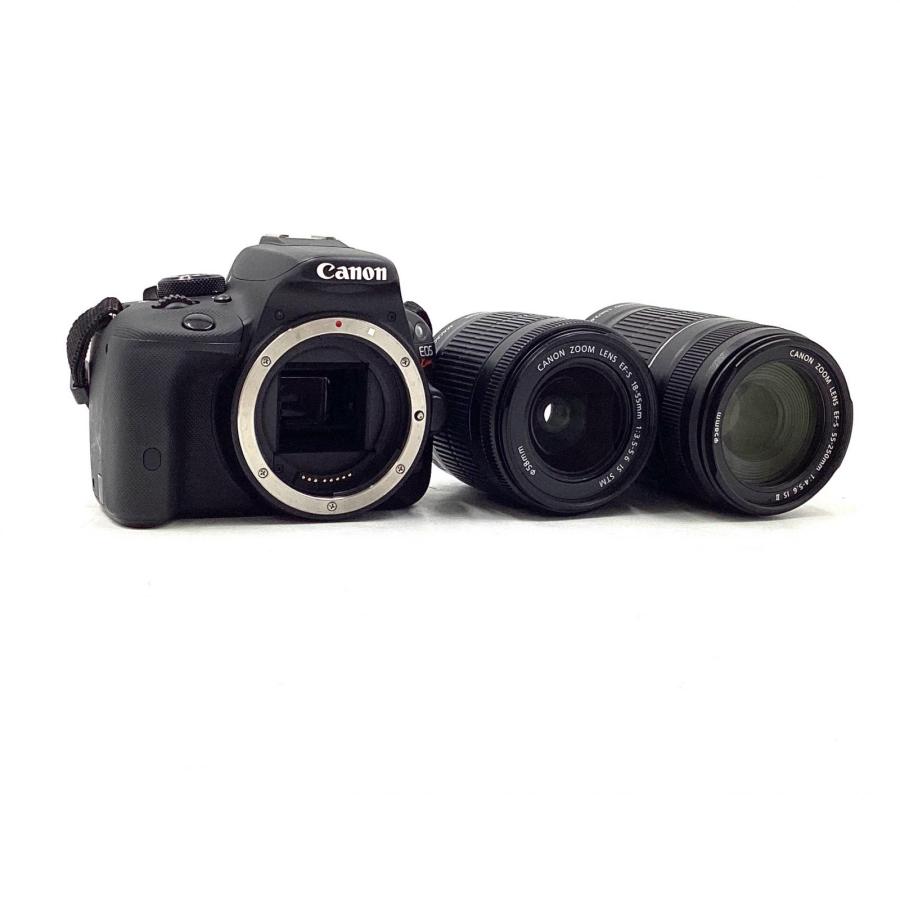 【返品保証】❤Canon Kiss X7❤入門モデル❤美品❤届いてスグ使える❤ EOS キヤノン デジタル一眼 CANON Kiss X7 ホワイト ダブル