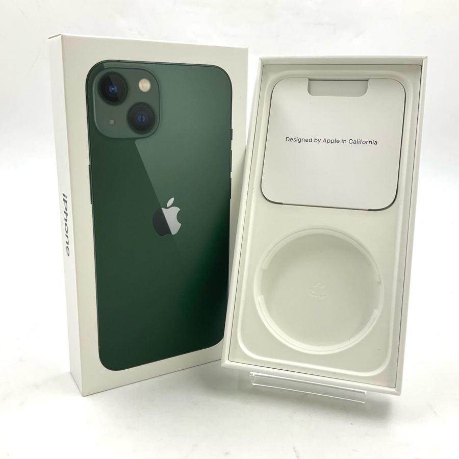 全額返金保証】【最速発送】Apple iPhone 13 128GB グリーン au 白ロム  