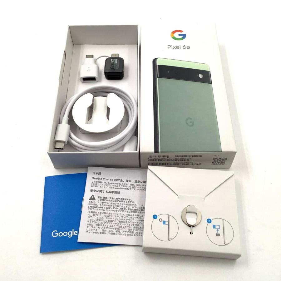 SIMフリー】 Google Pixel 6a 128GB 本体 動作確認済 Google