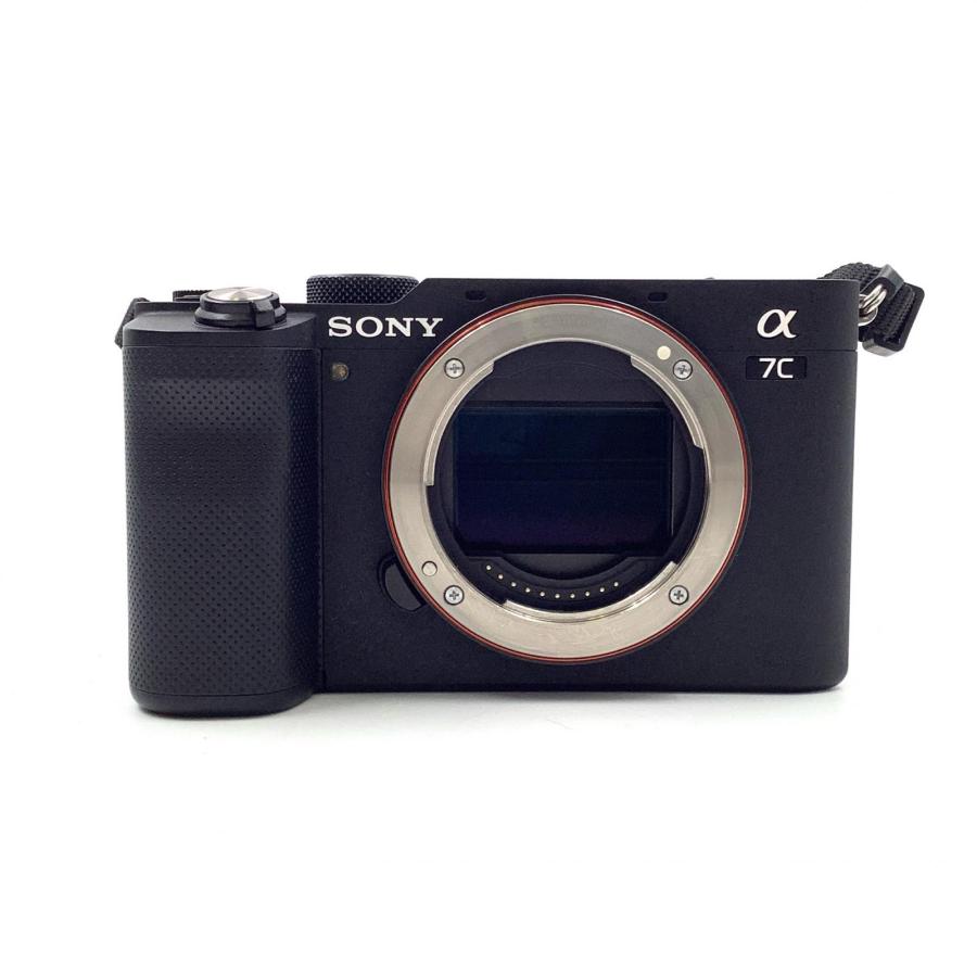 【美品】SONY α7c black（保証書付き） ソニー SONY ミラーレス一眼カメラ α7C ボディ ILCE-7C ブラック