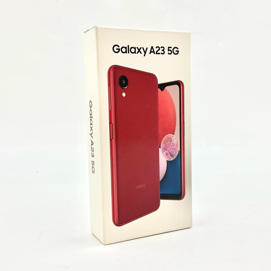 Galaxy A23 5G SCG18 au レッド 【公式通販】