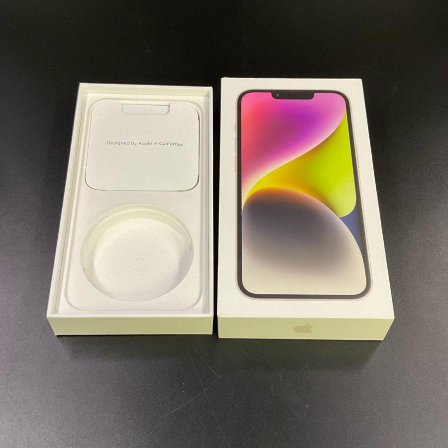 Apple iPhone 14 128GB スターライト SIMフリー 白ロム 動作確認済 81