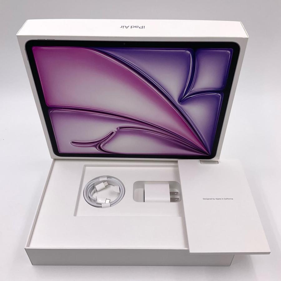 Apple iPad Air 13インチ 第6世代 128GB パープル WiFi+Cellular au 美