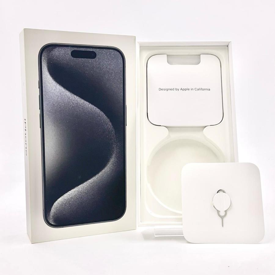 Apple iPhone 15 Pro 128GB ブラックチタニウム au 動作確認済 86