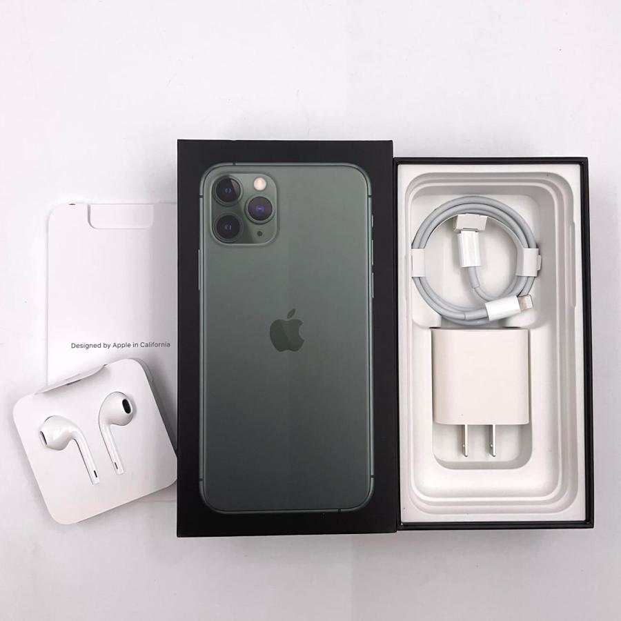 iPhone 11 Pro 512GB ミッドナイトグリーン　美品　利用制限◯ Apple iPhone 11 Pro 512GB ミッドナイトグリーン 白ロム 美品 動作