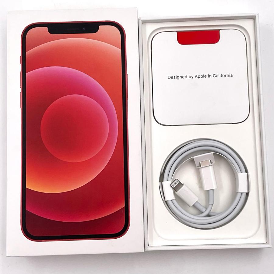 Apple 【全額返金保証】【最速発送】 iPhone 12 128GB レッド au SIM