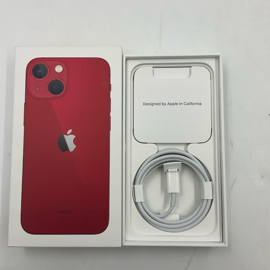 Apple iPhone 13 mini 256GB (PRODUCT)RED SIMフリー 白ロム 動作確認