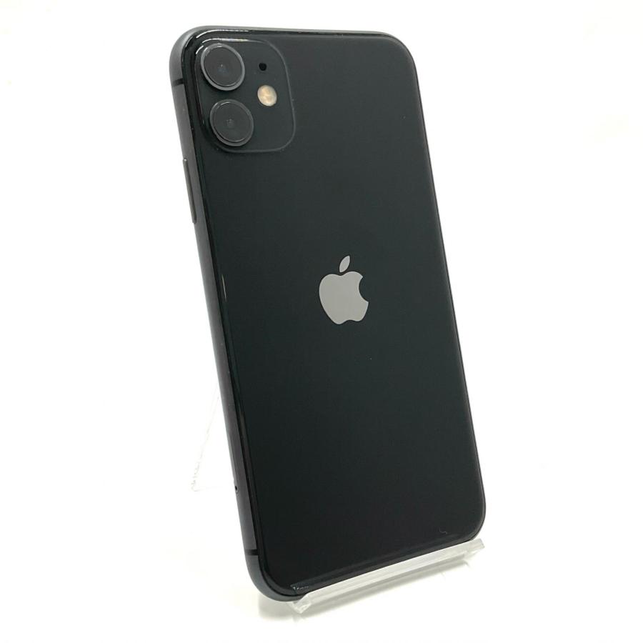 Apple iPhone 11 64GB ブラック Softbank 白ロム 動作確認済【全額返金