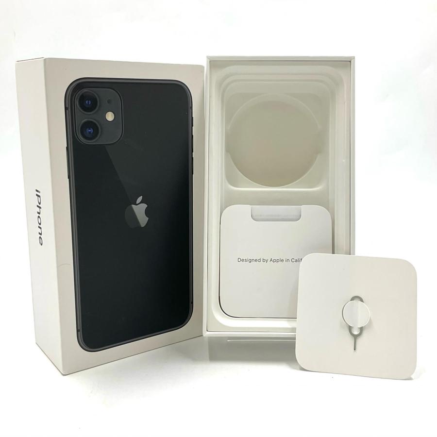 Apple iPhone 11 64GB ブラック Softbank 白ロム 動作確認済【全額返金 
