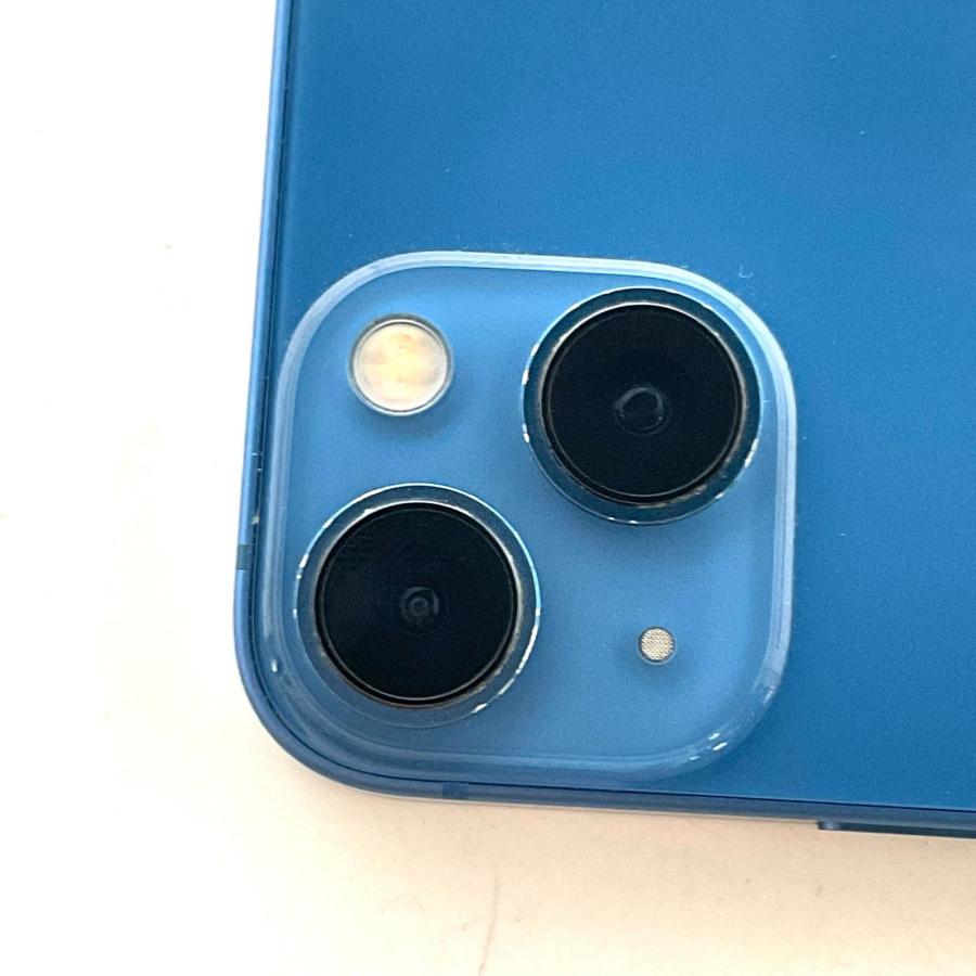 Apple iPhone 13 mini 128GB ブルー docomo SIMフリー 白ロム 動作確認