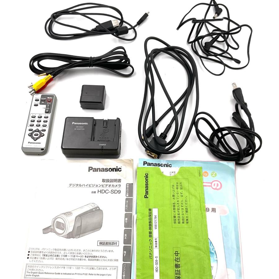パナソニック HDC-SD9 デジタル ハイビジョン ビデオカメラ Panasonic 取扱説明書 バッテリー2個 札幌市 北区 屯田店 パナソニック HDC-SD9-S SDハイビジョン | ビデオカメラ