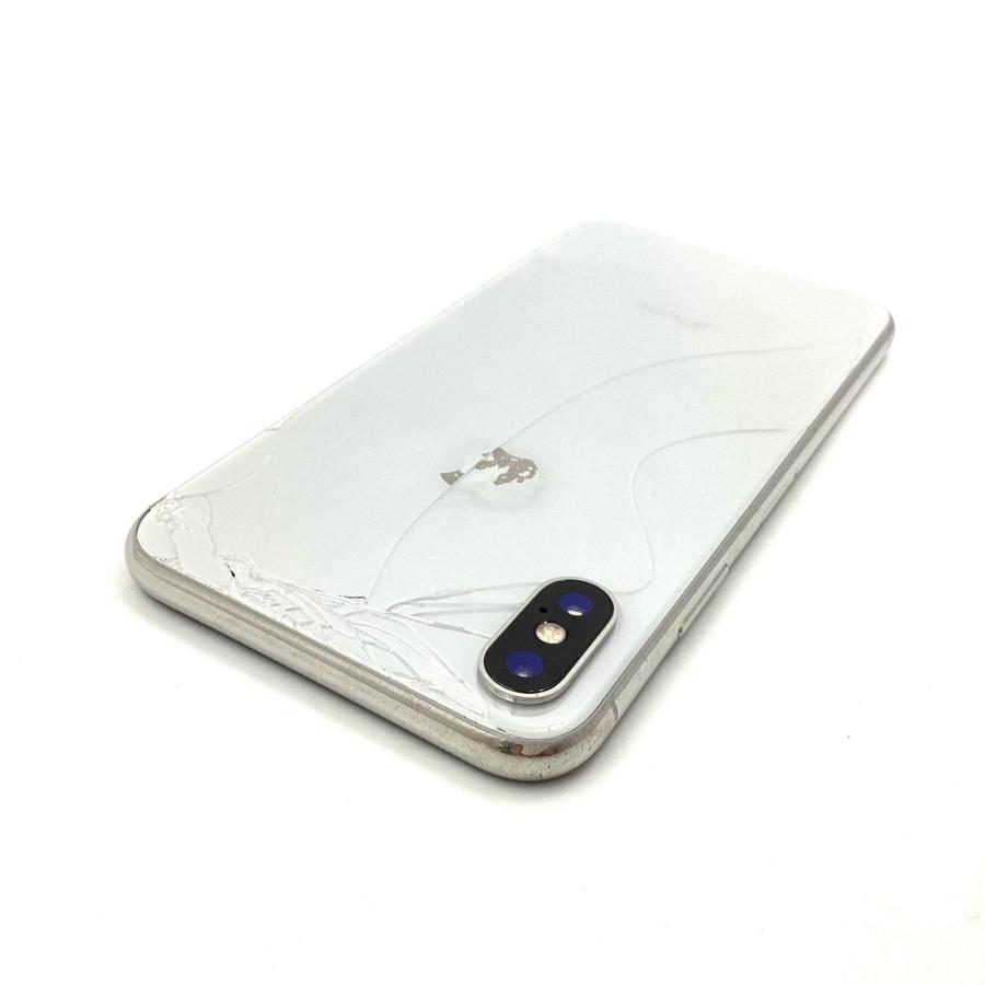 スマートフォン本体 iPhone X Silver 256 GB au Apple iPhone X 256GB シルバー au 白ロム 100%【難有】【最速発送