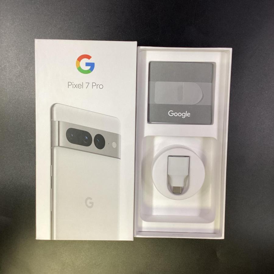 美品 Google Pixel7 Pro 128GB スノー 公式SIMフリー Google（グーグル） Google Pixel 7 Pro 128GB スノー Softbank SIM