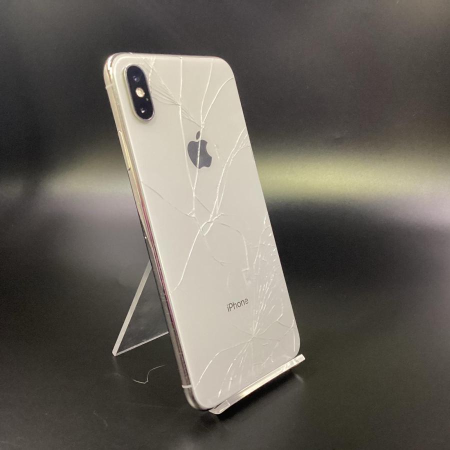 Apple iPhone XS Max 256GB シルバー Softbank 白ロム 動作確認済 65 
