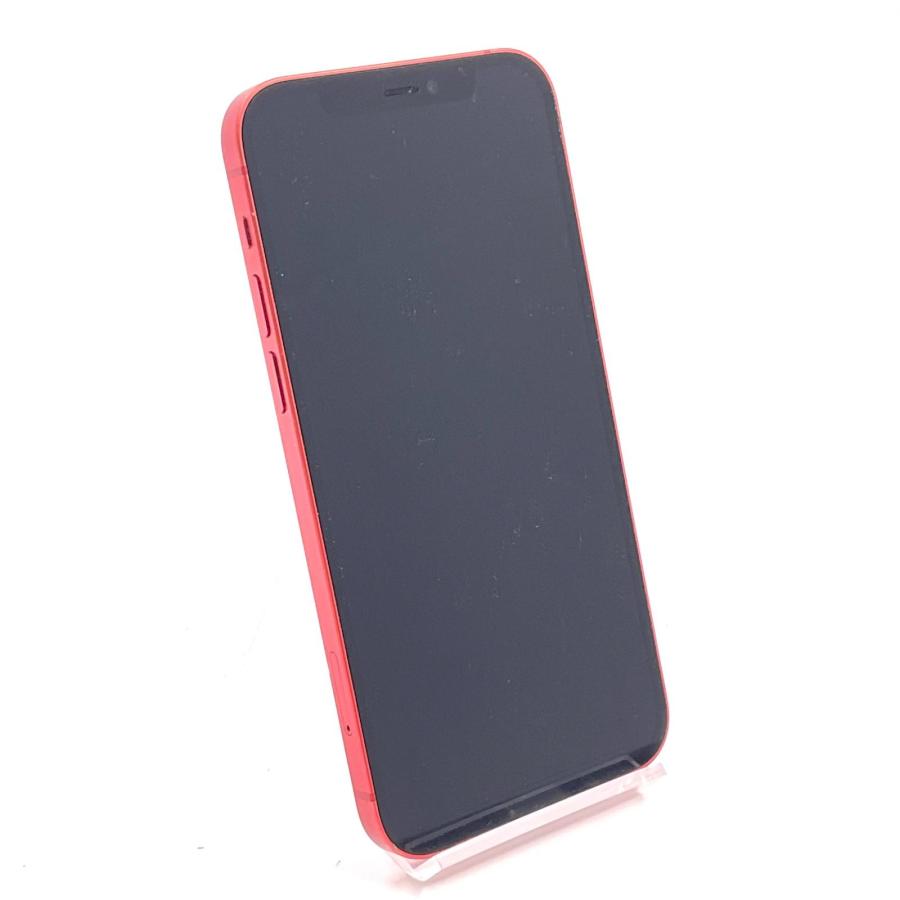 Apple iPhone 12 128GB レッド au 白ロム 88%【難有】【最速発送
