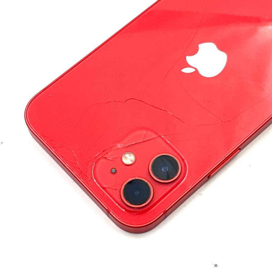 Apple iPhone 12 128GB レッド au 白ロム 88%【難有】【最速発送