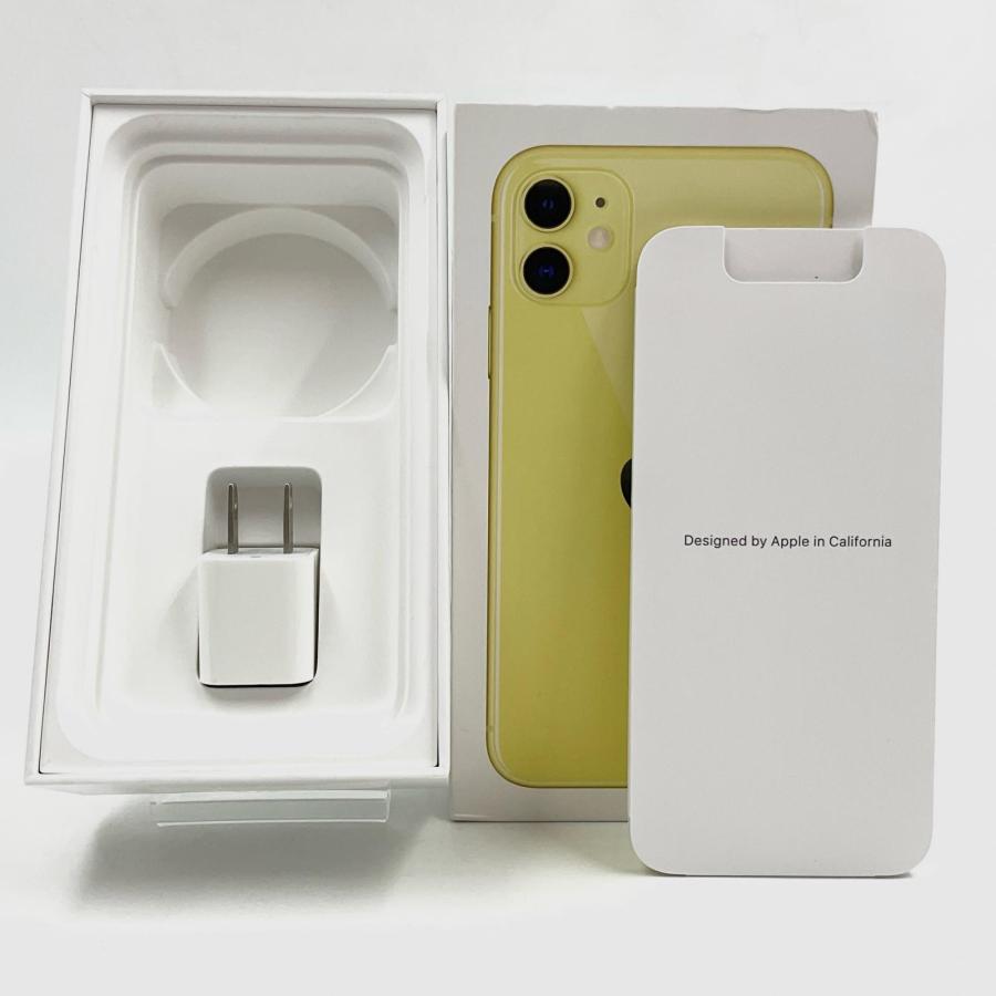 Apple iPhone 11 128GB イエロー SIMフリー 白ロム 動作確認済 82