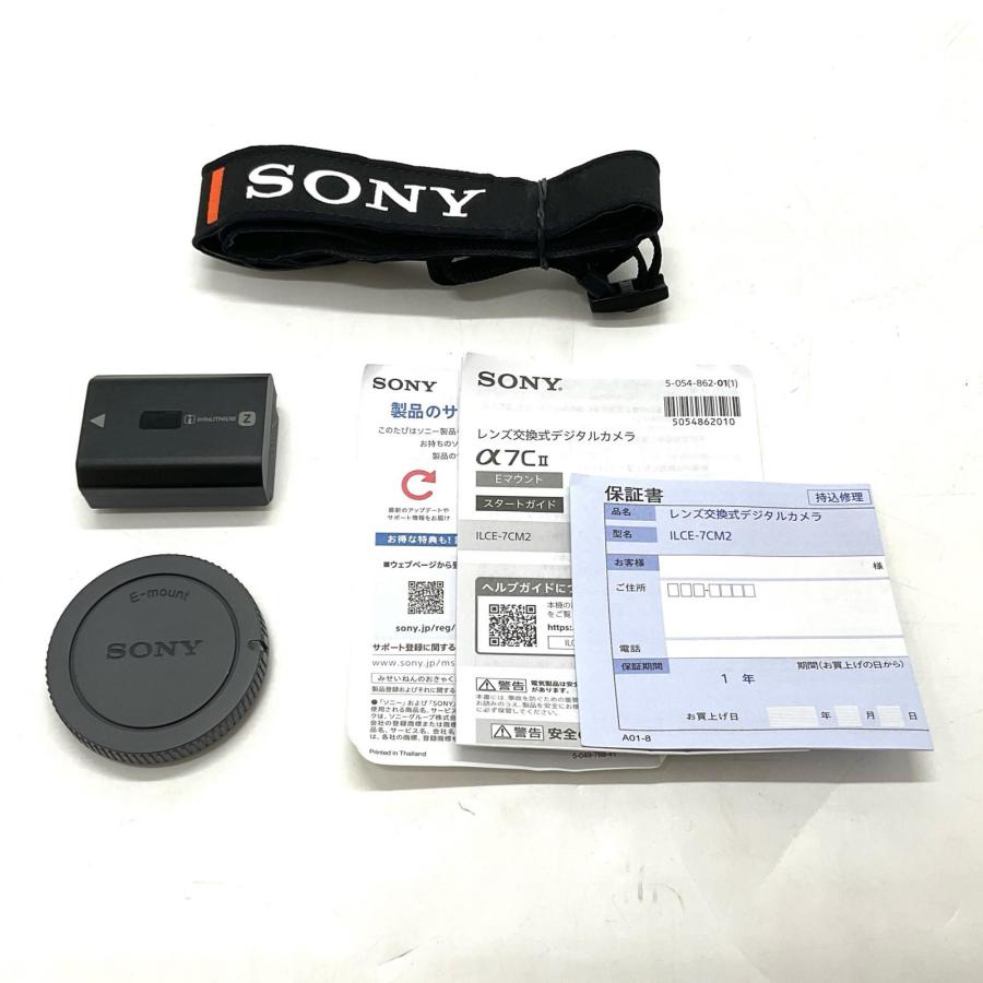 【全額返金保証】【最速発送】Sony デジタル一眼 α7C II ILCE-7CM2 ボディ ブラック 超美品 動作確認済 SONY（ソニー） 【全額返金保証】【最速発送】Sony デジタル一眼 α7C