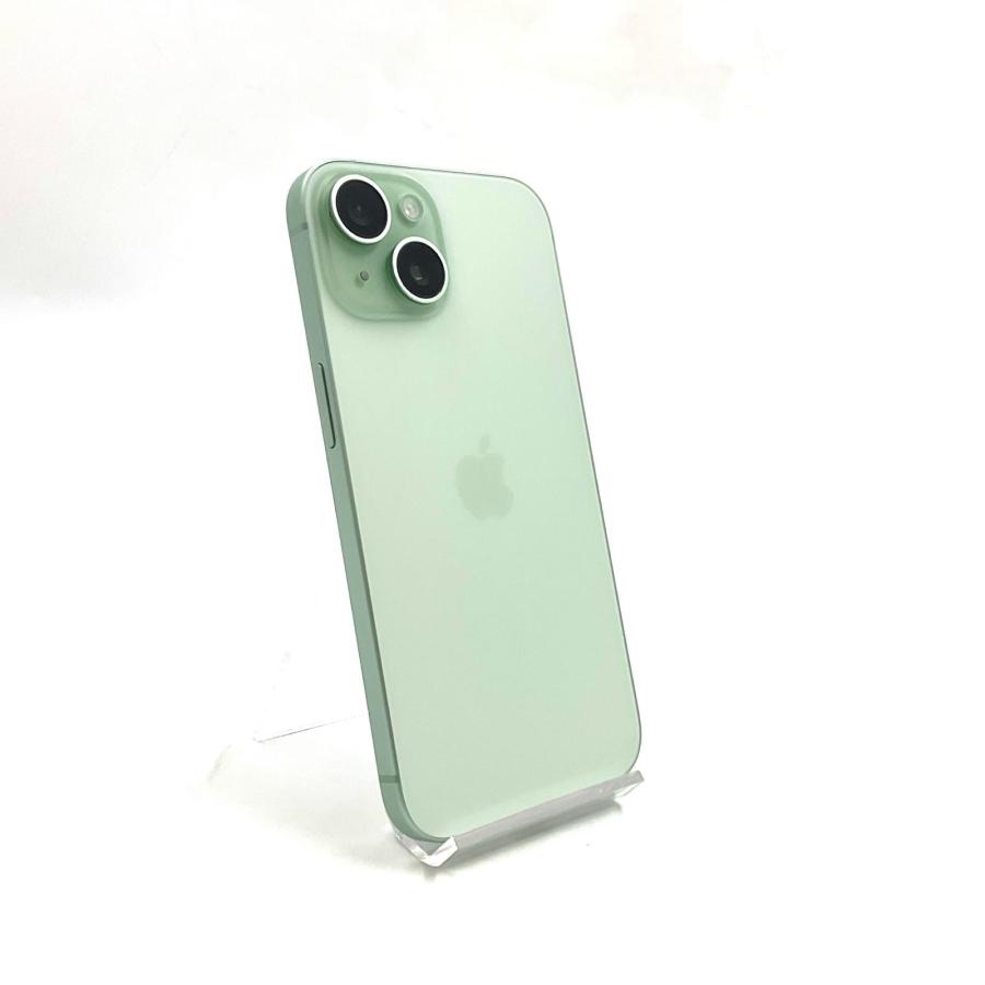 Apple 【全額返金保証】【最速発送】 iPhone 15 128GB グリーン SIM 