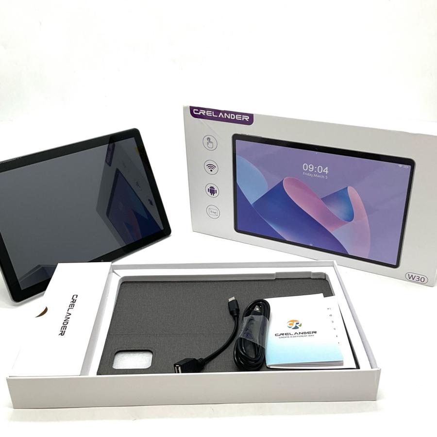 CRELANDER W30 Androidタブレット 10.1インチ CRELANDER W30 Android Tablet, 10.1 Inch Android 15 Tablet with