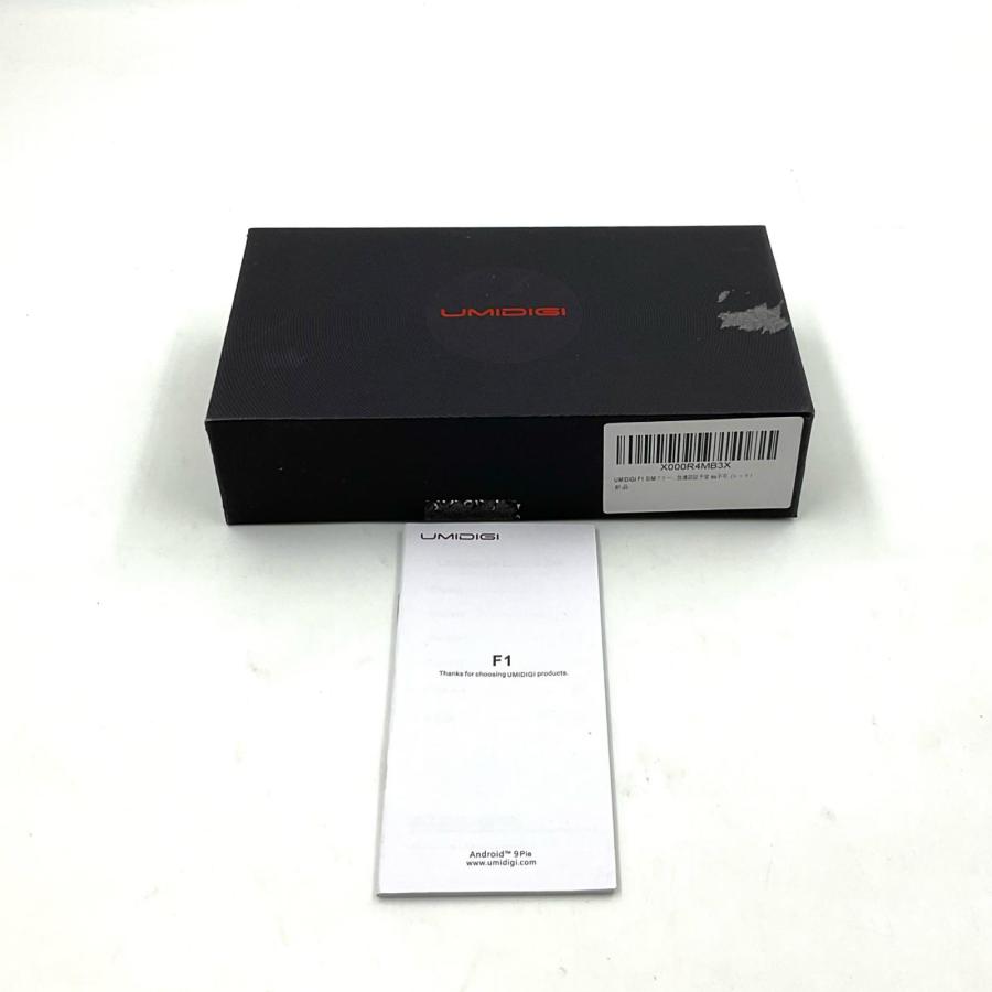 全額返金保証】【最速発送】UMIDIGI F1 128GB レッド SIMフリー 白ロム