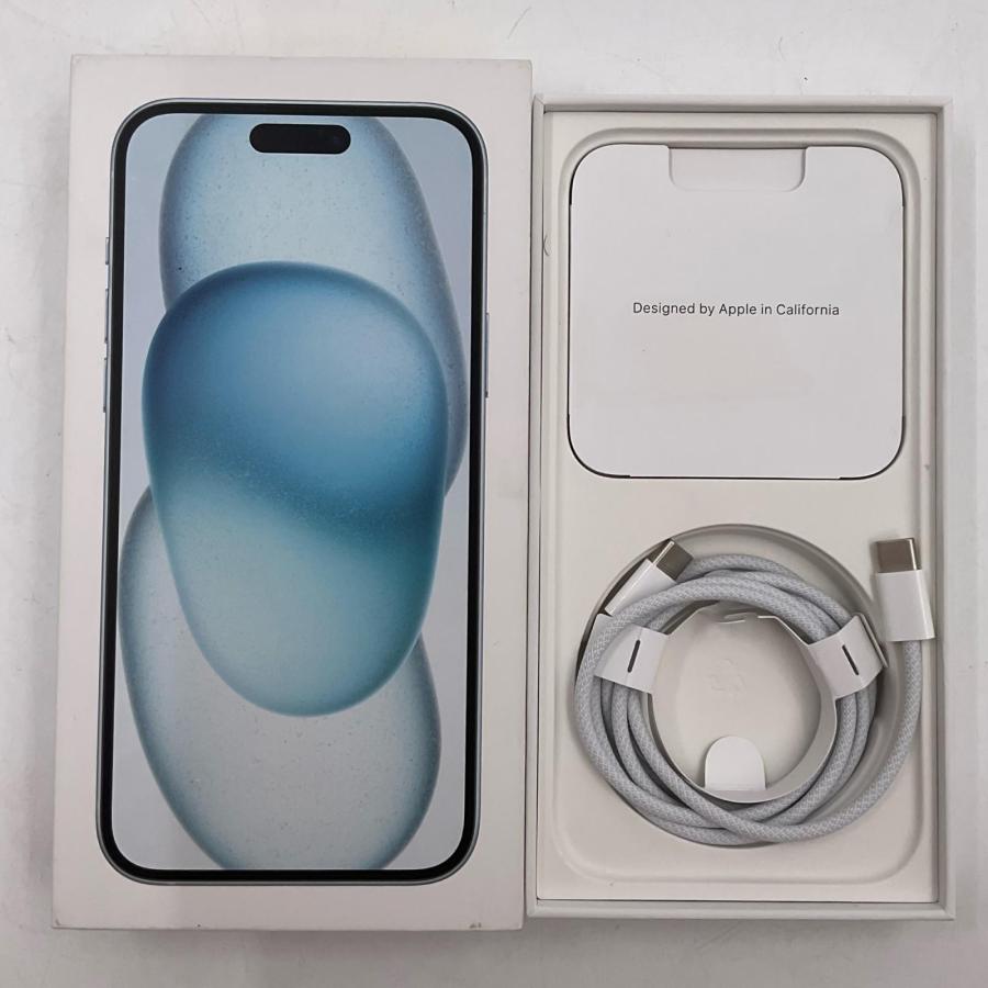 美品Apple iPhone 15 Plus ブルー 128GB Apple 【全額返金保証】【最速発送】 iPhone 15 Plus 128GB ブルー