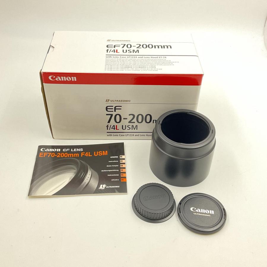 キヤノン - 【全額払いもどす言いはなつ】【最速送りとどける】Canon EF70-200粍 F4L USM 美品 動くこと見さだめる済