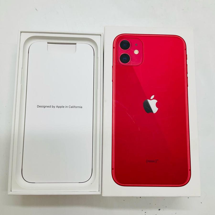 iPhone 11 PRODUCT(RED) 本体 箱付き （背面割れあり） 【公式通販】
