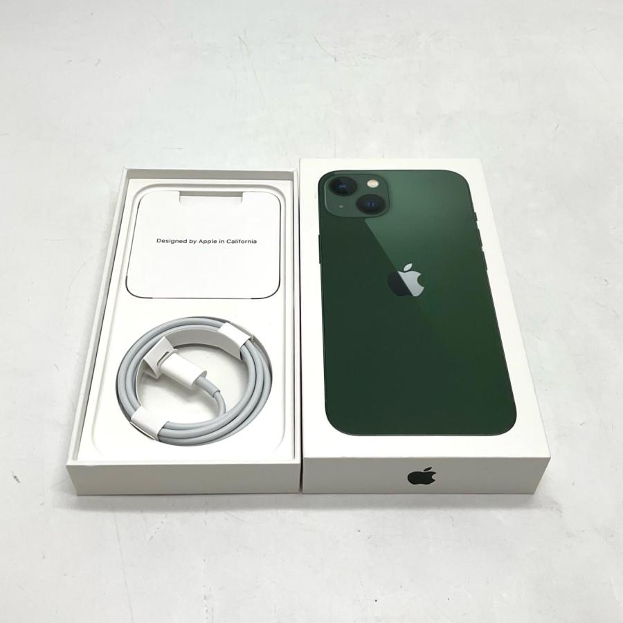 Apple 【全額返金保証】【最速発送】 iPhone 13 256GB グリーン SIM