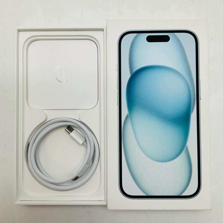 Apple 【全額返金保証】【最速発送】 iPhone 15 128GB ブルー SIM
