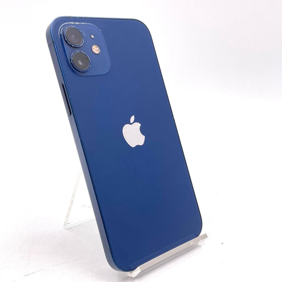 Apple 【全額返金保証】【最速発送】 iPhone 12 128GB ブルー docomo