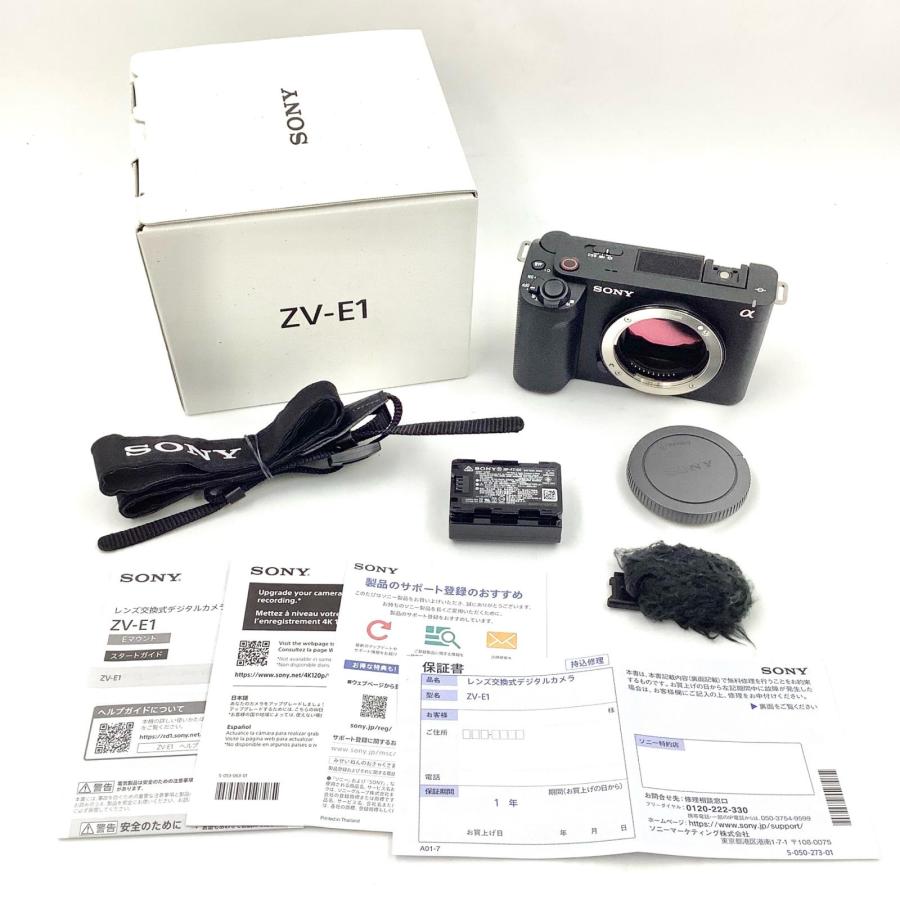【全額返金保証】【最速発送】Sony デジタル一眼 VLOGCAM ZV-E1 ボディ ブラック 超美品 動作確認済_5