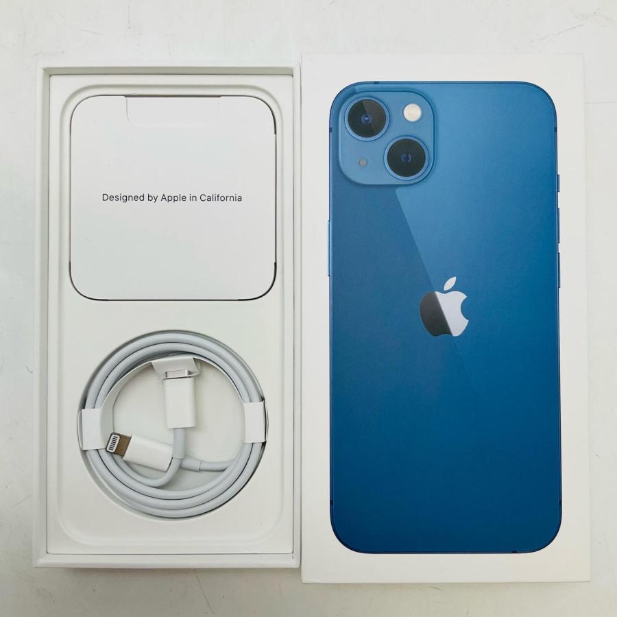 Apple 【全額返金保証】【最速発送】 iPhone 13 128GB ブルー Softbank