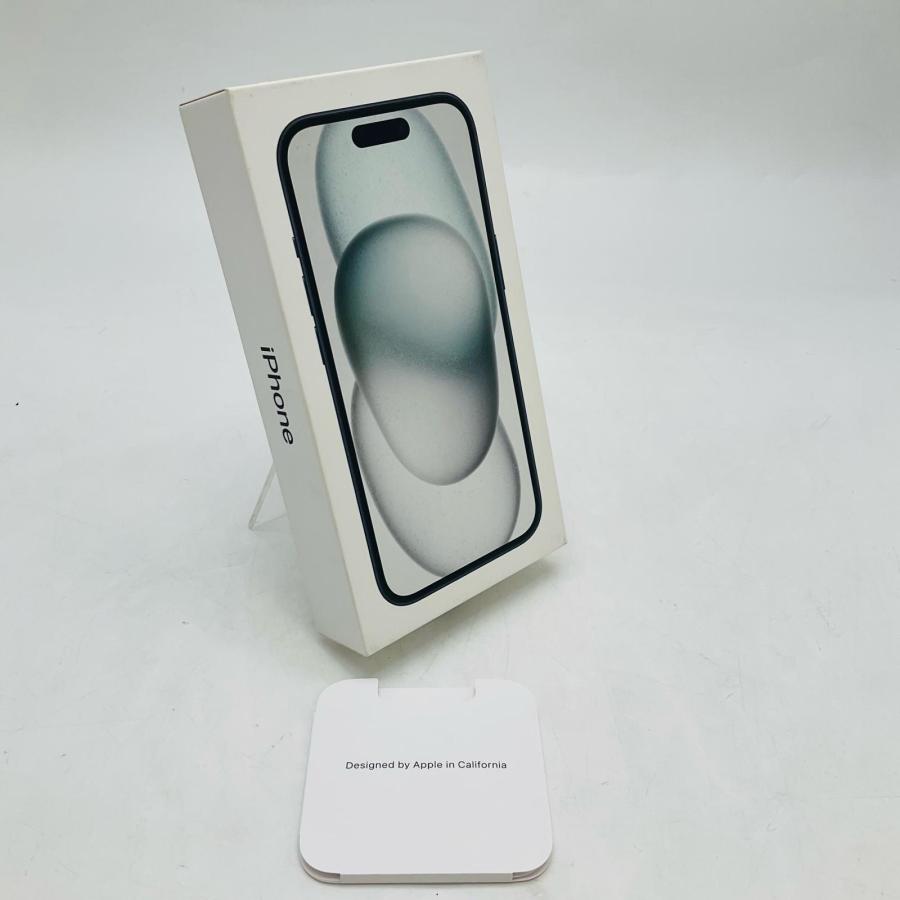 Apple 【全額返金保証】【最速発送】 iPhone 15 128GB ブラック SIM 