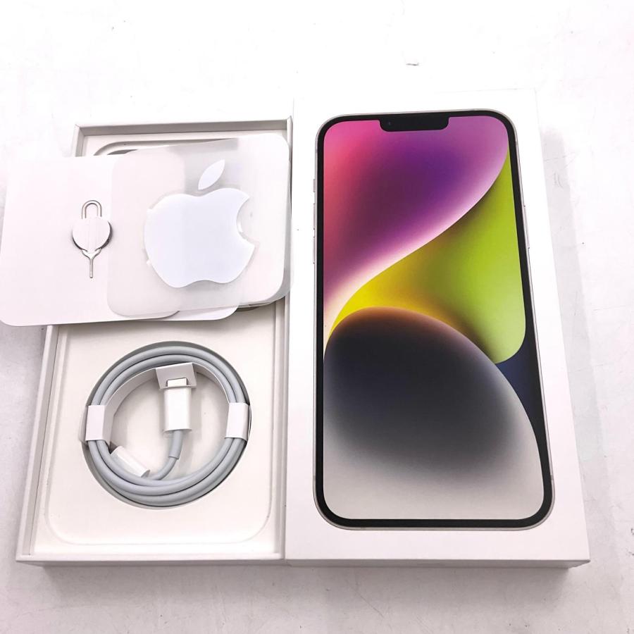 Apple iPhone 14 Plus 128GB ホワイト 本体　美品 Apple 【全額返金保証】【最速発送】 iPhone 14 Plus 128GB ホワイト
