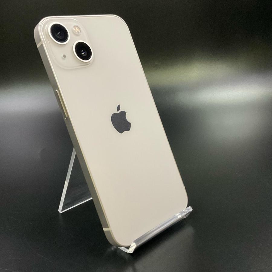 【美品】iPhone 13 128GB ホワイト 白ロム 全額返金保証】【最速発送】 iPhone 13 128GB スターライト SIMフリー