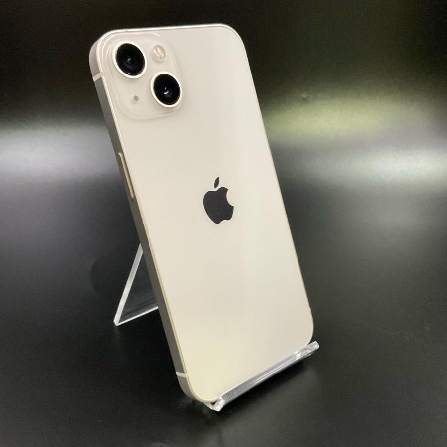美品 iPhone 13 スターライト 白 128GB 全額返金保証】【最速発送】 iPhone 13 128GB スターライト SIMフリー