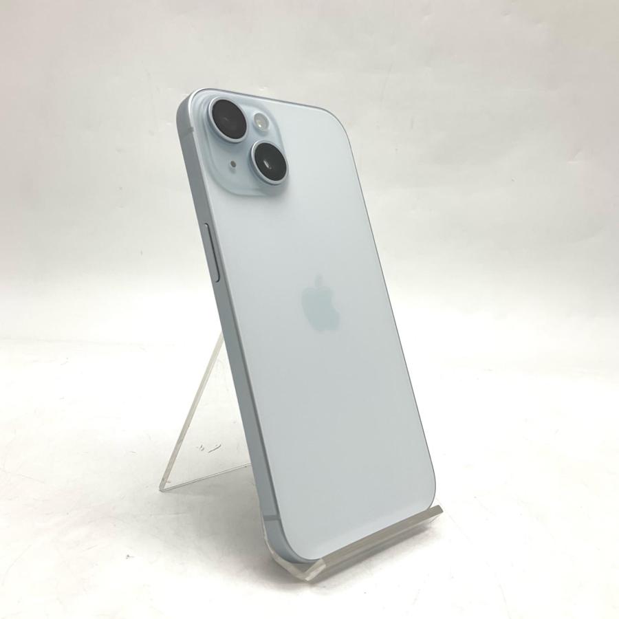 全額返金保証】【最速発送】 iPhone 15 128GB ブルー SIMフリー 白ロム