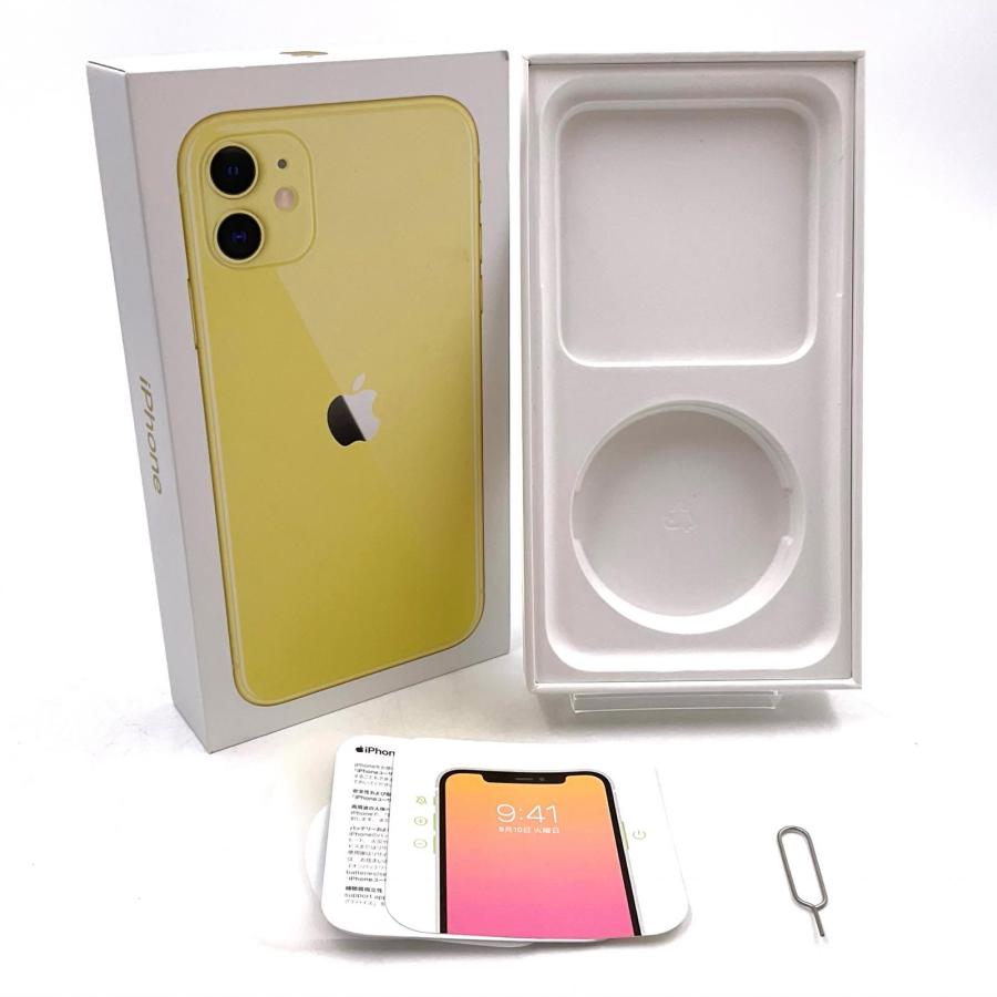 画面割れのみ 他機能は良好Apple iPhone 11 64gb イエロー 【公式通販】
