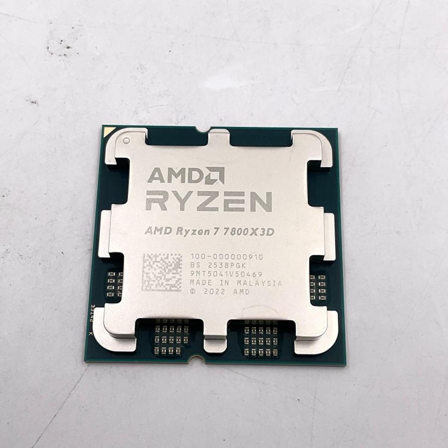 AMD - 【全額払いもどす言いはなつ】【最速送りとどける】中央処理装置 Ryzen7 7800X3D 超美品 動くこと見さだめる済