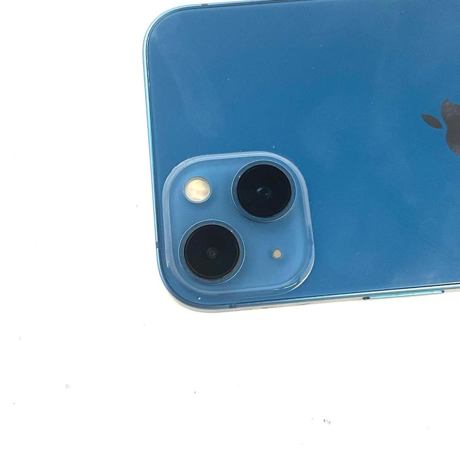 Apple 【全額返金保証】【最速発送】 iPhone 13 128GB ブルー au 動作