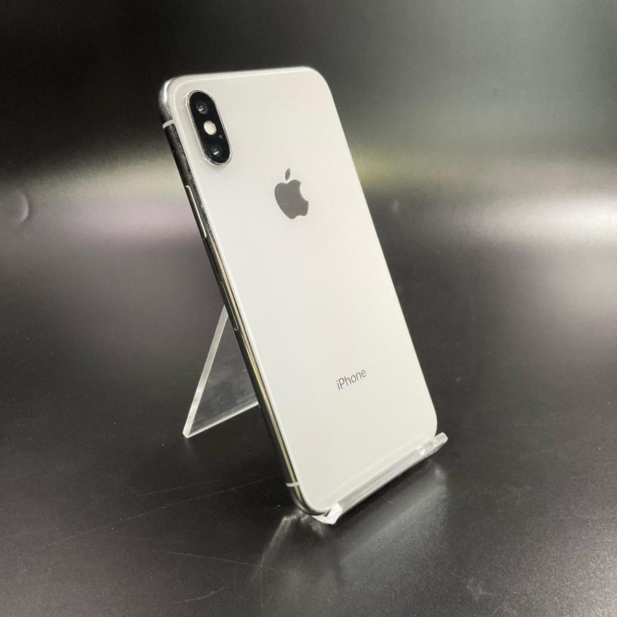 【白ロム返金保証】iPhone X 256GB バッテリー最大容量···83% Apple 【全額返金保証】【最速発送】 iPhone X 256GB シルバー docomo
