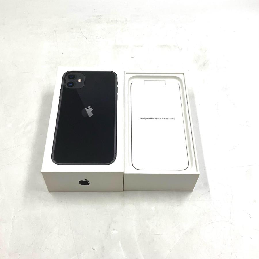 Apple 【全額返金保証】【最速発送】 iPhone 11 64GB ブラック SIM