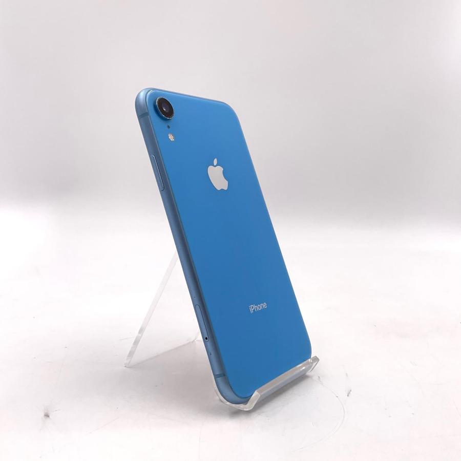 Apple 【全額返金保証】【最速発送】 iPhone XR 128GB ブルー docomo
