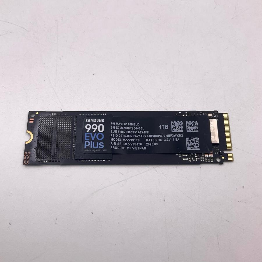【全額返金保証】【最速発送】SAMSUNG 990 EVO Plus 1TB MZVL81T0HBLD 超美品 動作確認済 全額返金保証】【最速発送】SAMSUNG 990 EVO Plus 1TB MZVL81T0HBLD 超
