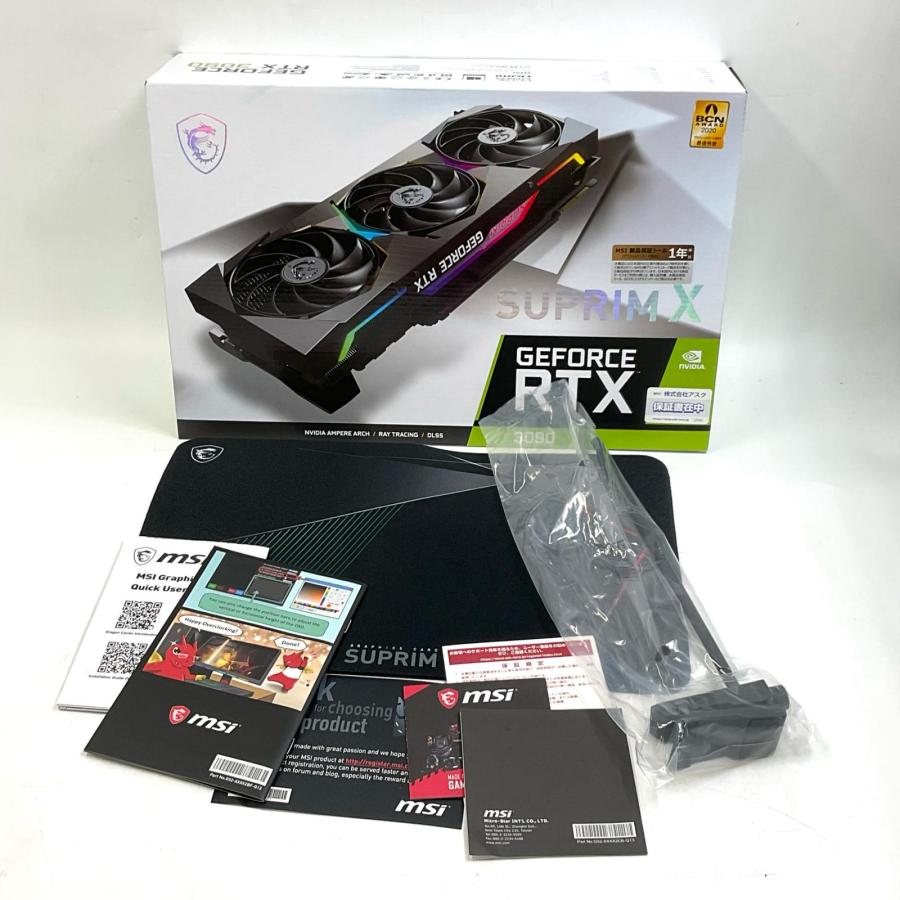 MSI 【全額返金保証】【最速発送】MSI GeForce RTX 3090 SUPRIM X 24G