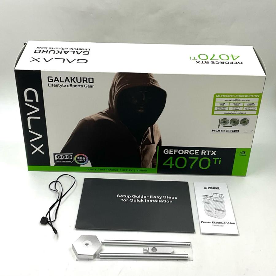 玄人志向 【全額返金保証】【最速発送】玄人志向 GALAKURO RTX4070 Ti