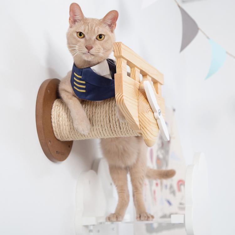MYZOO マイズー PLANE プレーン 【1個】 キャットウォーク キャットステップ #猫 キャット おしゃれ 棚 壁付け スタイリッシュ_6